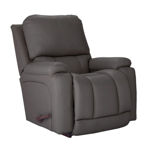 Front right view of Greyson Gray Tri-Power Rocker Recliner