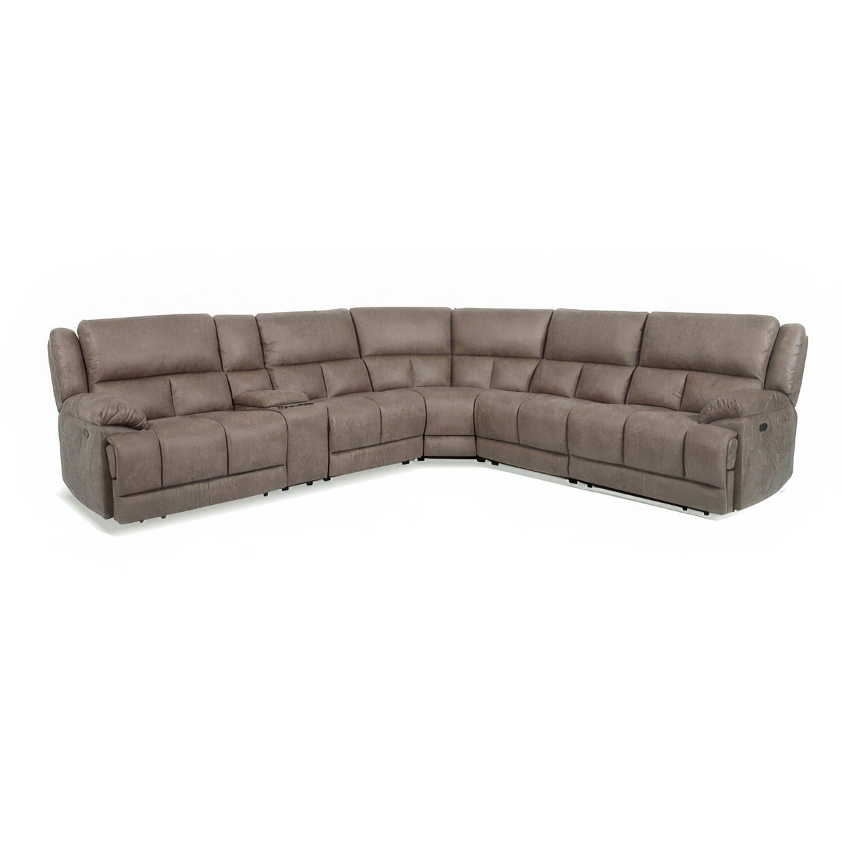 Wyatt 6 Piece Sectional with 2 Power Ends