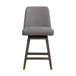 Isabella Beige Swivel Bar Stool QK1092319
