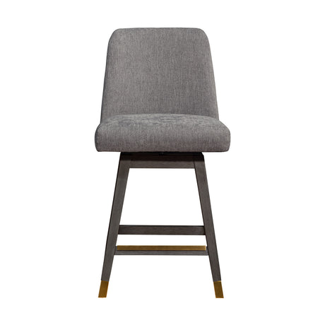 Isabella Beige Swivel Bar Stool QK1092319