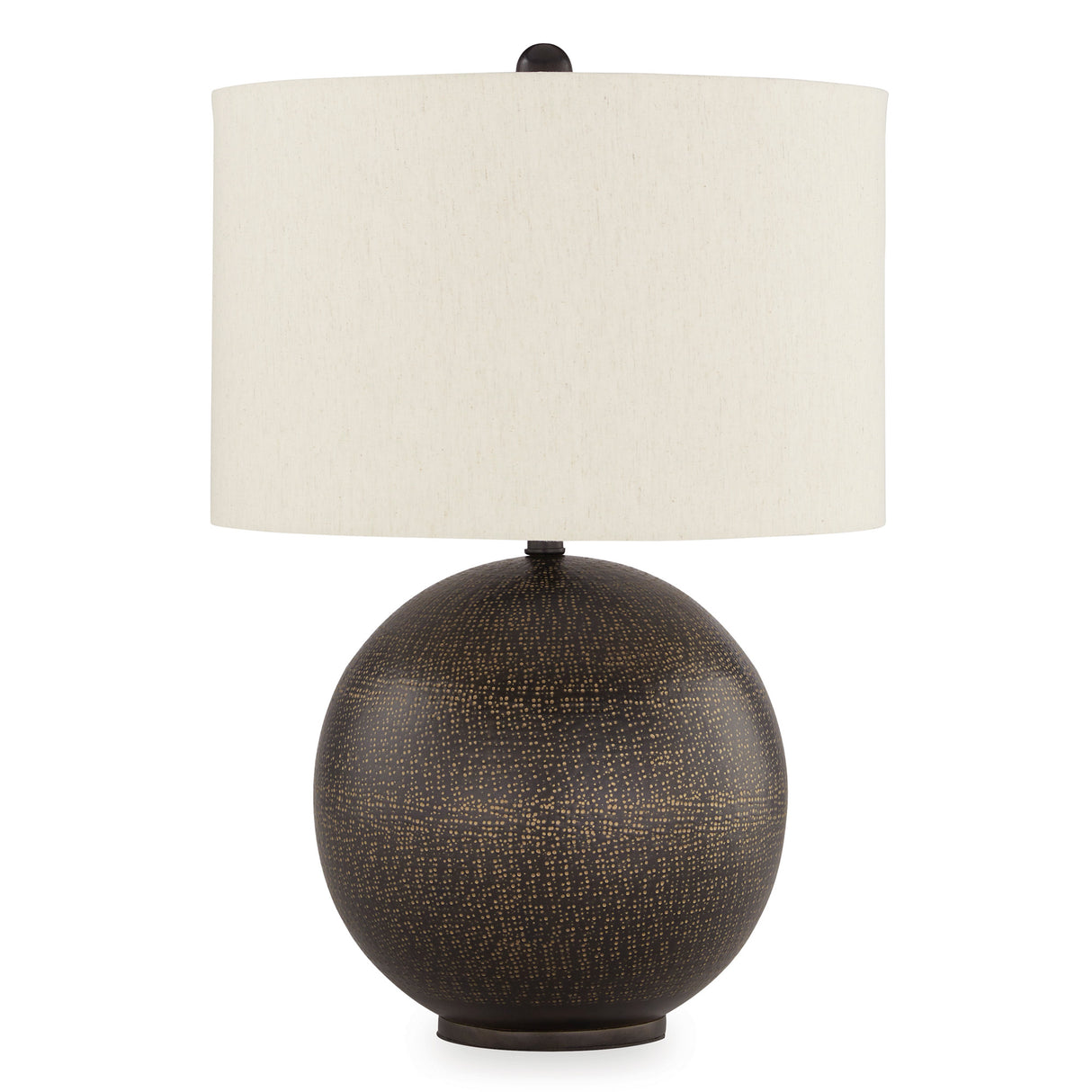 Side view of Hambell Black Table Lamp