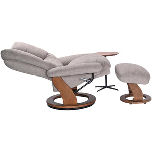 Bubba Swivel Recliner with Ottoman