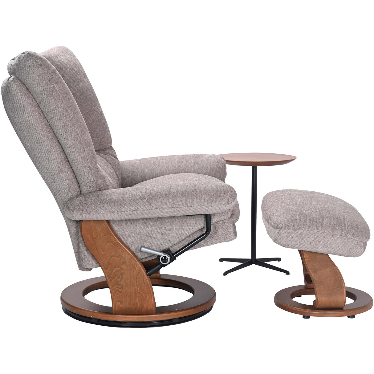 Bubba Swivel Recliner with Ottoman