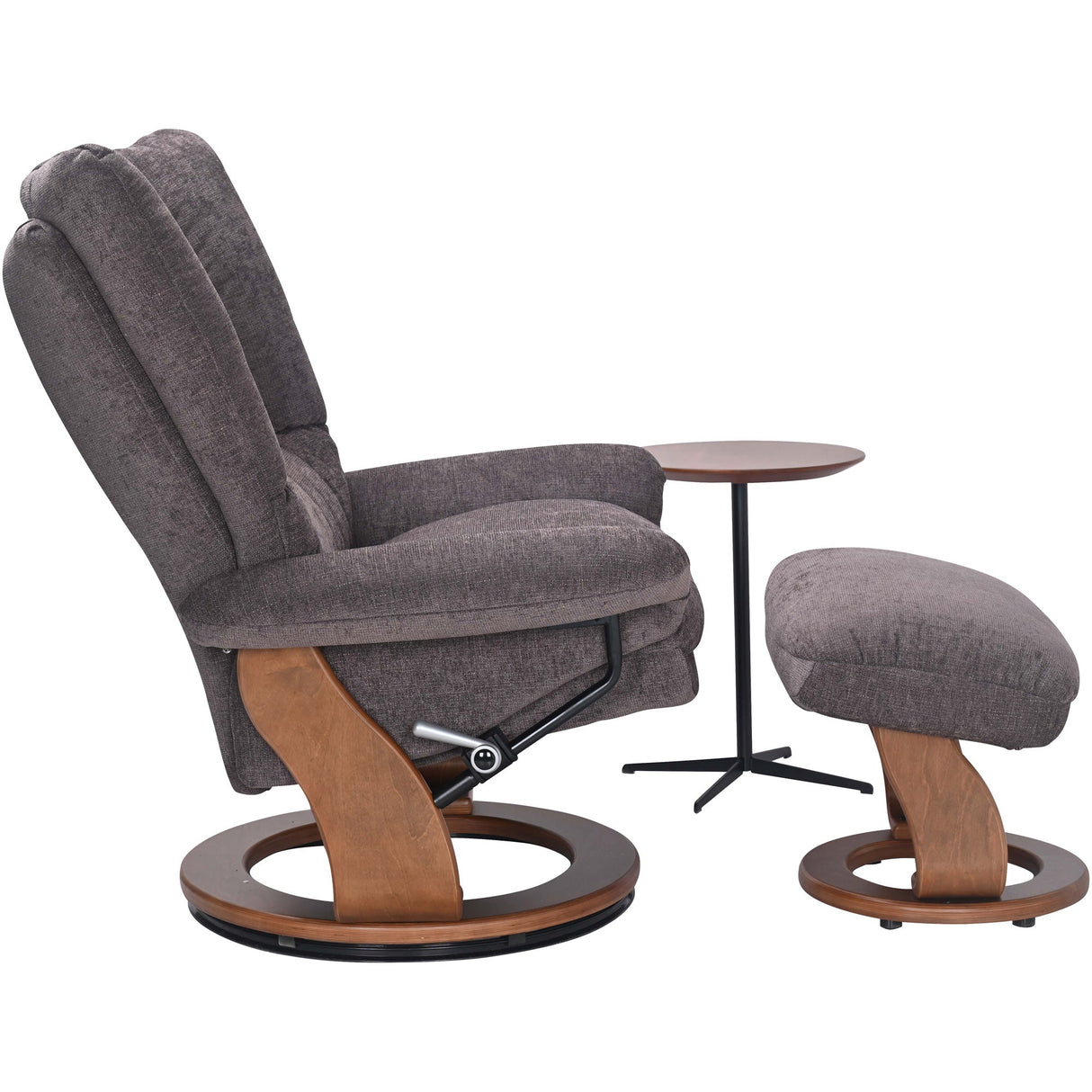 Bubba Swivel Recliner with Ottoman