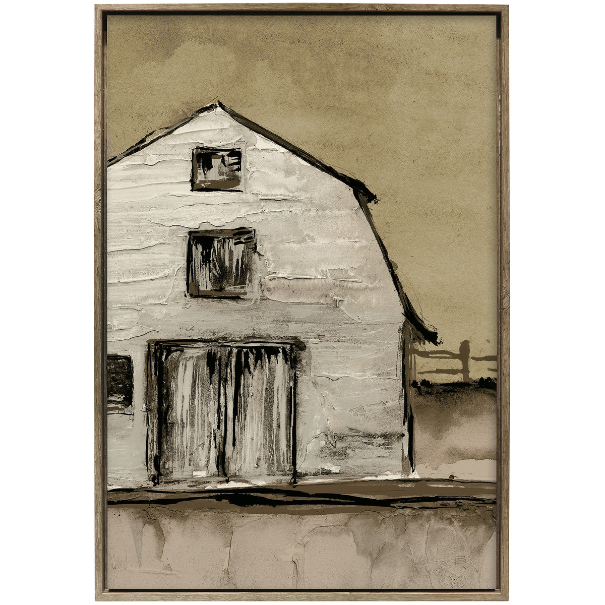 Broem Barn Brown Barn I Wall Art – Slumberland