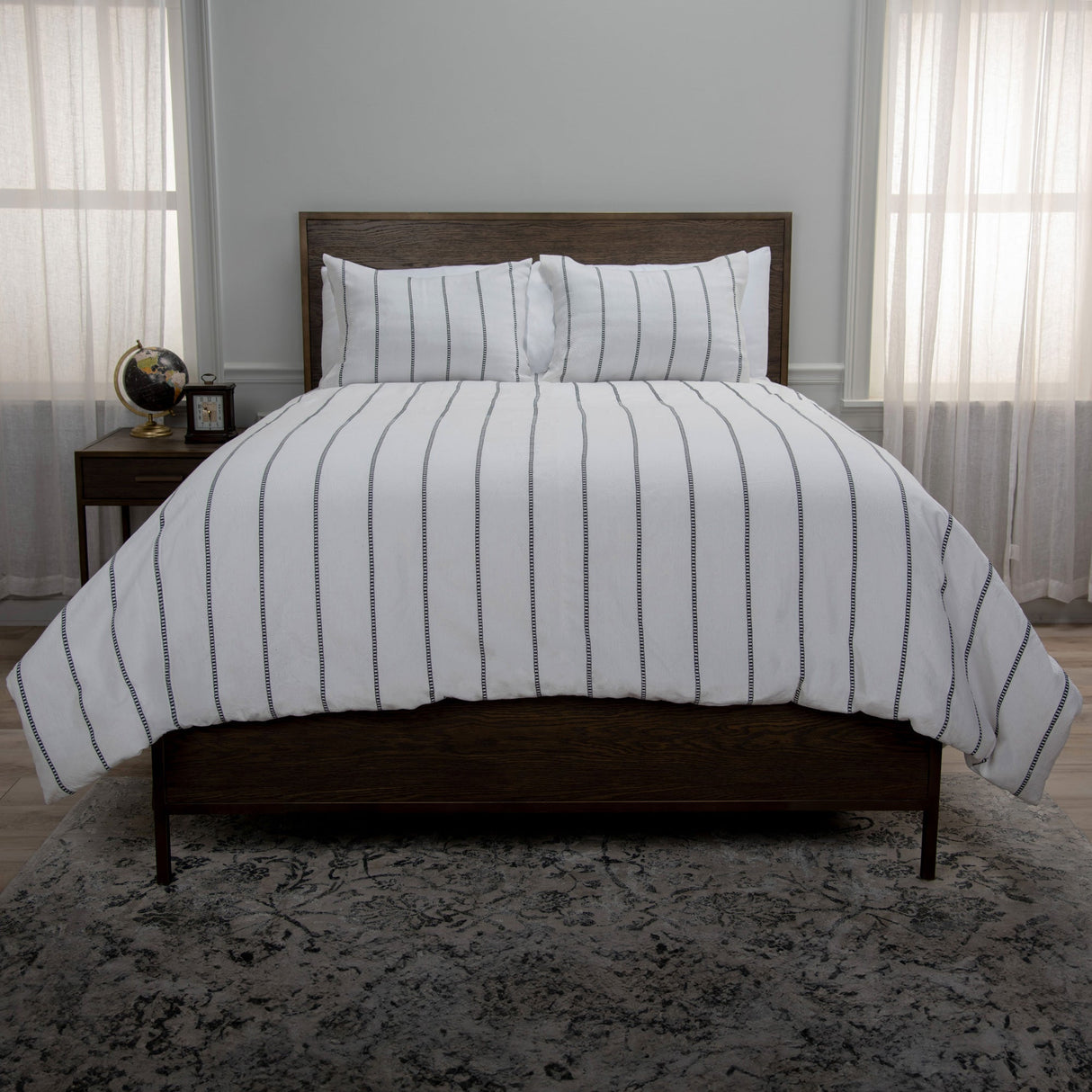 White Willow Lane Comforter on bed in bedroom