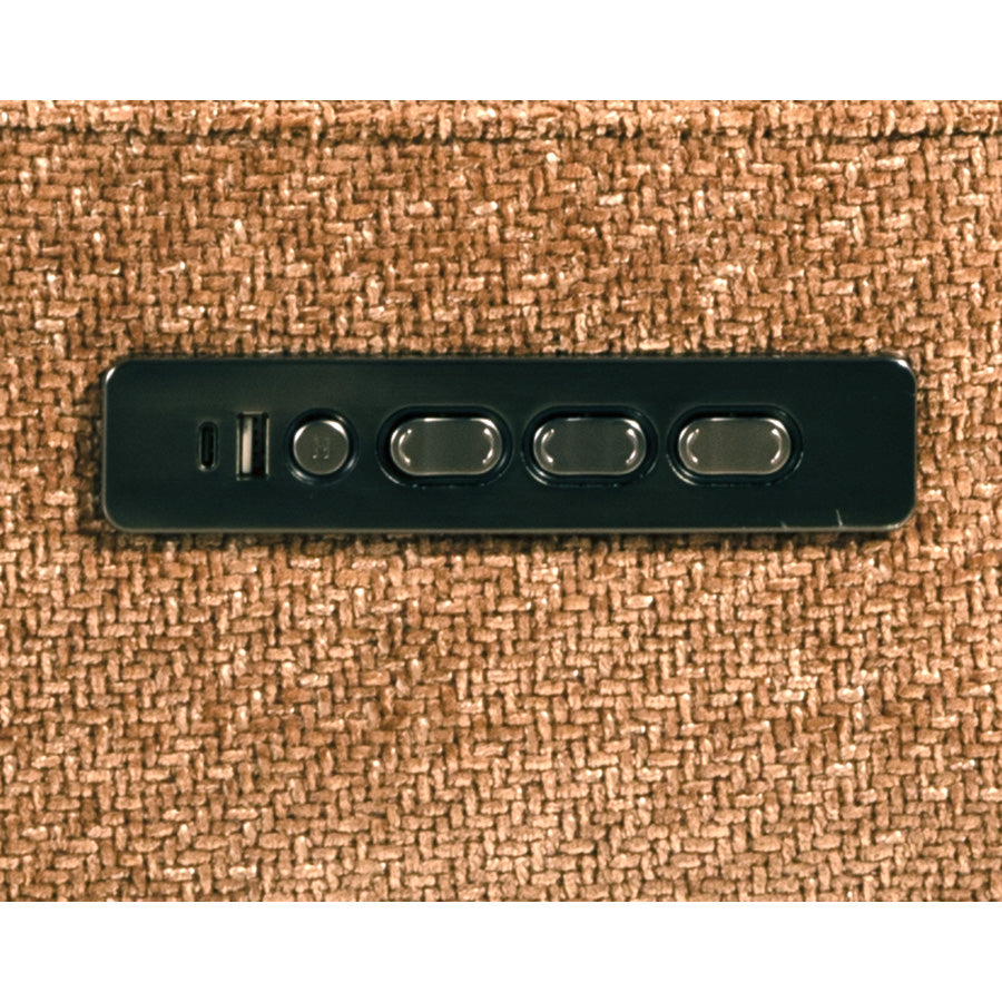 Detail view of Declan Cypress 6 Piece Tri Power Reclining Sectional