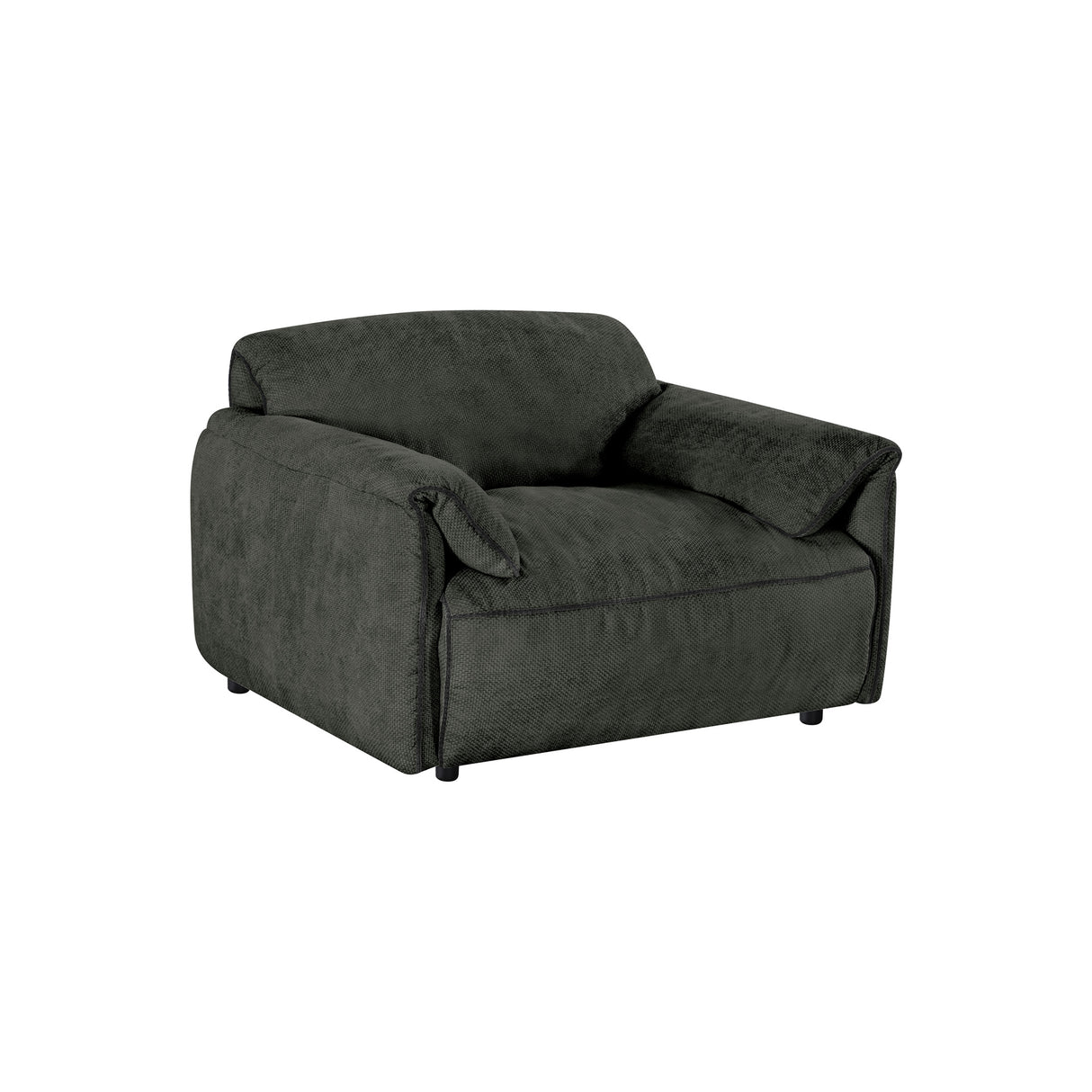 Front left view of Dreamer Green Chair