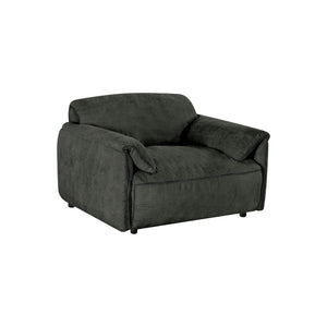 Front left view of Dreamer Green Chair