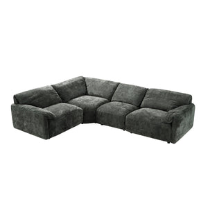 Dreamer Green 4 Piece Sectional QK1092945