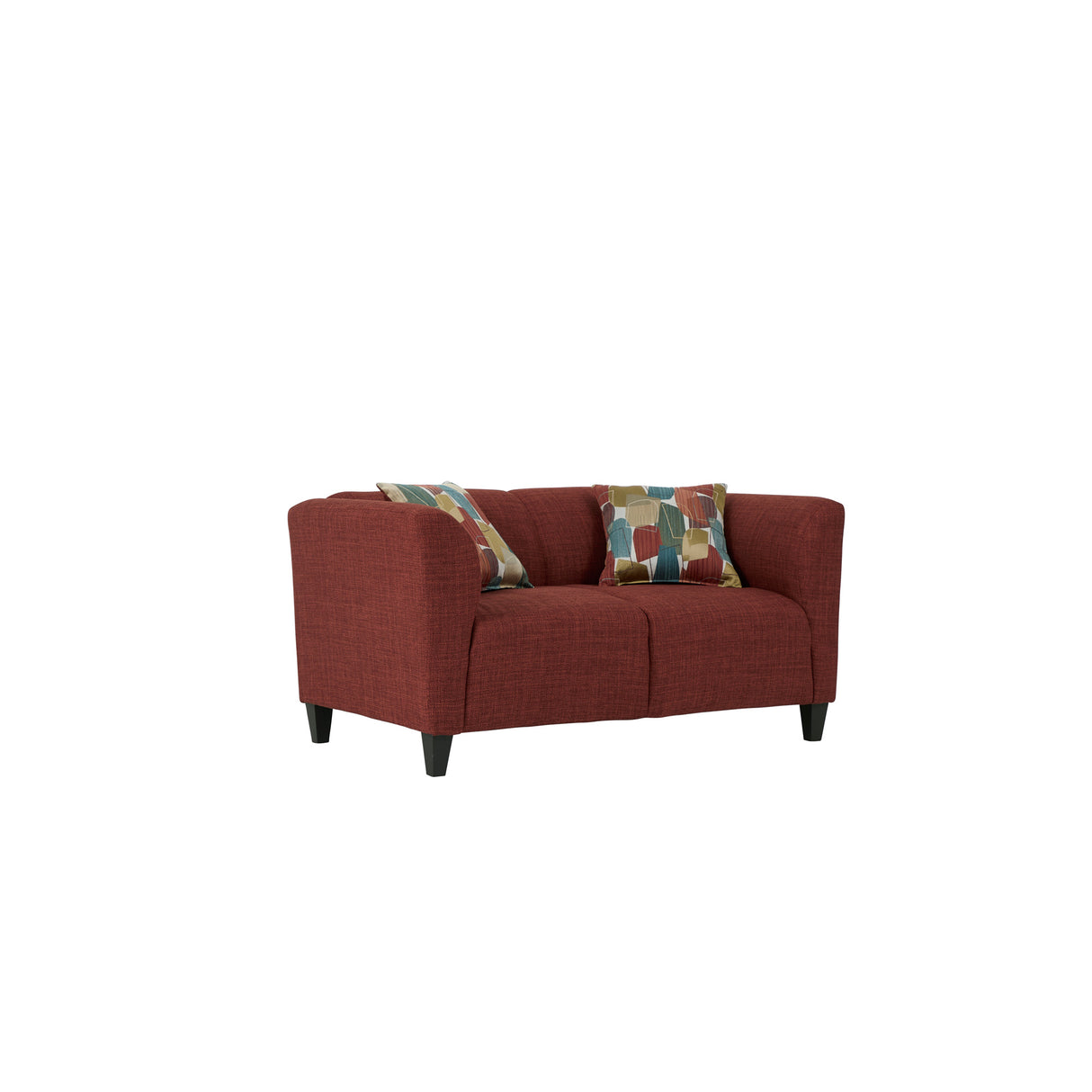 Front left view of Bria Blaze Loveseat