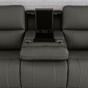Extended view 3 of Dylan Smoke Power Reclining Sofa
