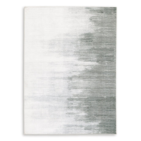Milset Washable Gray 5x8 Rug QK1094021