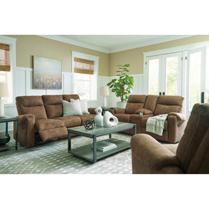 Edenwold Reclining Console Loveseat - QK1094618_ASHL_LF1_RM