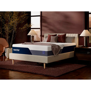 Front right view of Nectar Luxe Twin Mattress