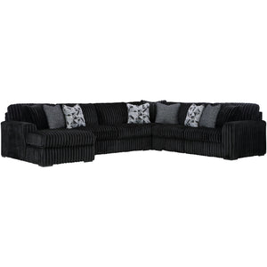 Midnight Madness 4 Piece Left Chaise Sectional