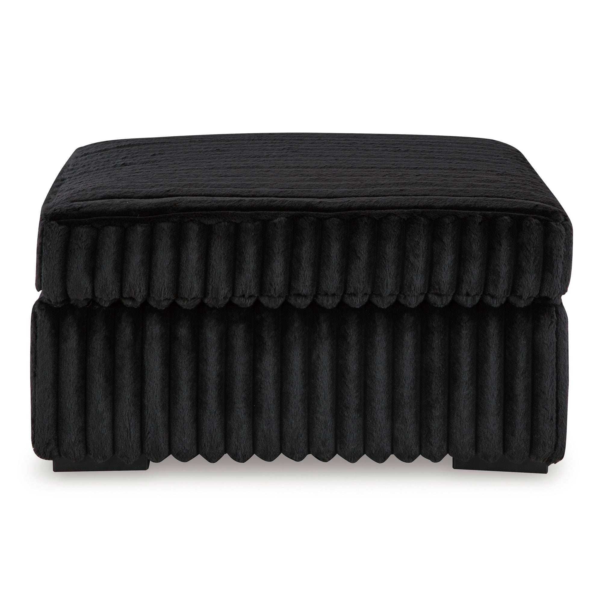 チャコール sathom様 Midnight-Madness Oversized Accent Ottoman – Slumberland
