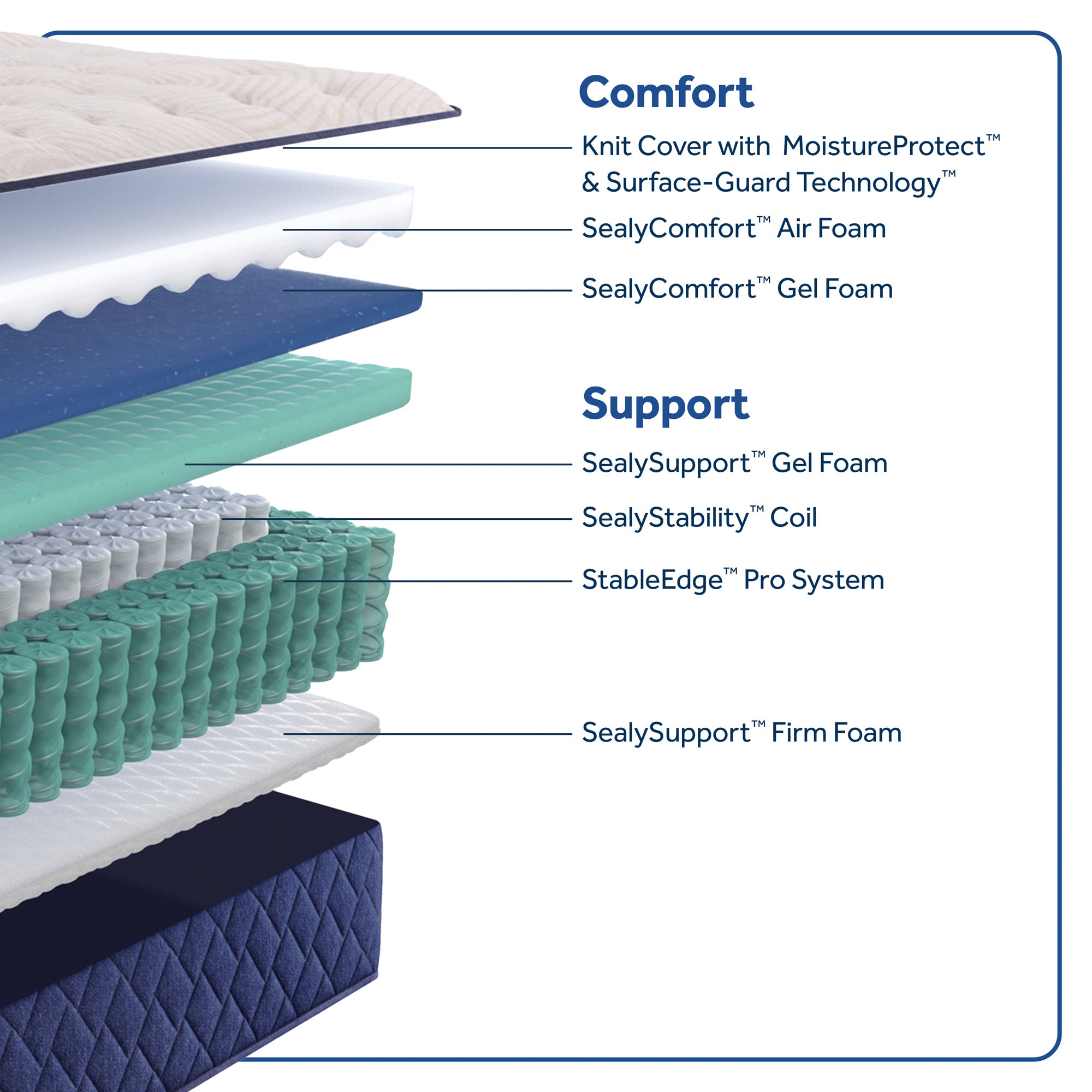 Sealy Safa Park Firm Mattress – Slumberland