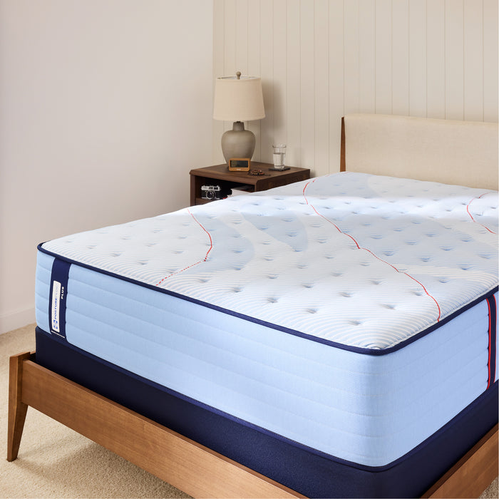 Room setting 2 featuring Sealy Posturepedic Plus Hagerstown Medium Tight Top Split California King Mattress