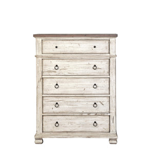 Belmont Antique Linen 5 Drawer Chest QK1096647
