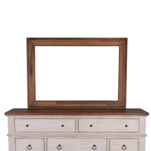 Belmont Antique Linen Mirror QK1096650