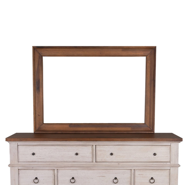 Belmont Antique Linen Mirror QK1096650