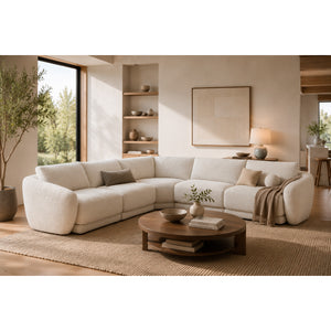 Room setting 4 featuring Glenwood Snow Right Chair