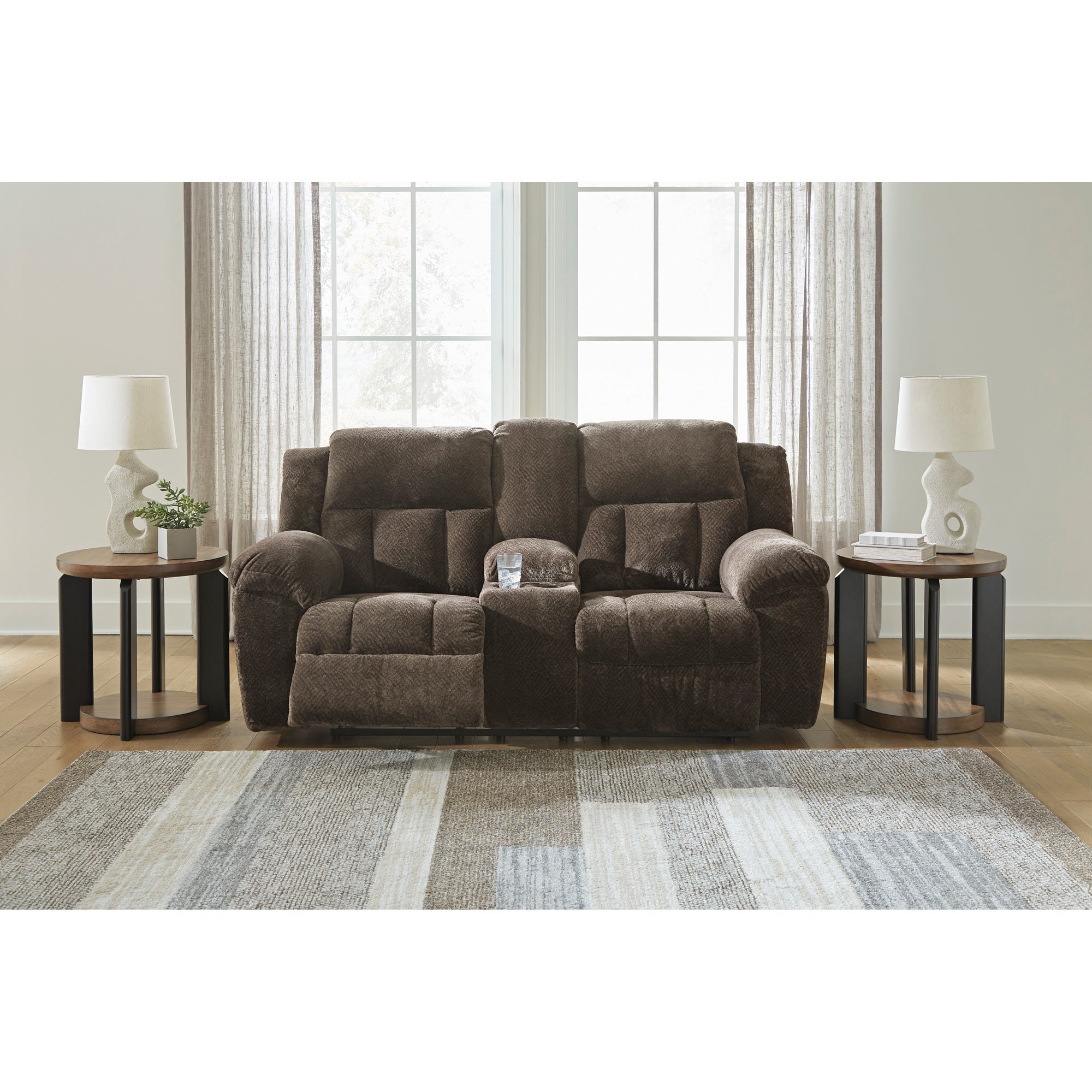 Frohn Reclining Loveseat with Console - Thumbnail 4