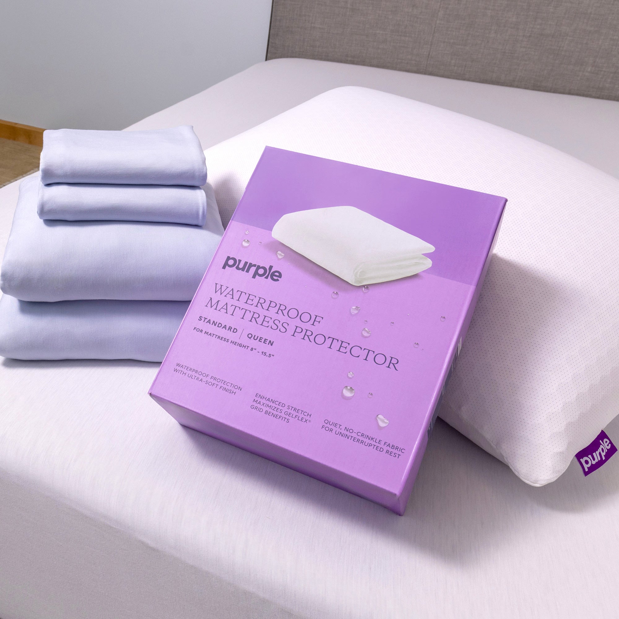 Purple Standard Mattress Protector