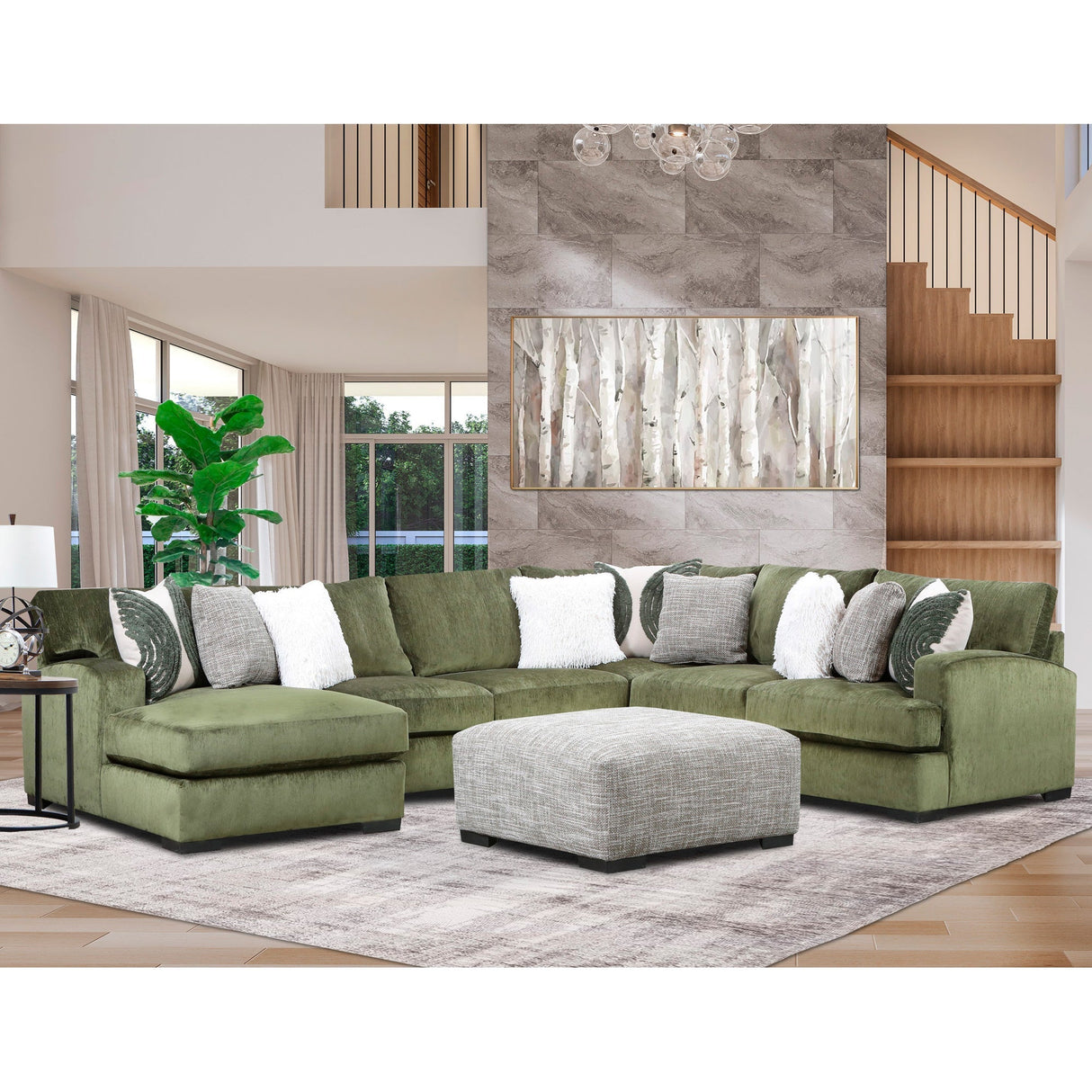 Bronte 3 Piece Left Chaise Sectional