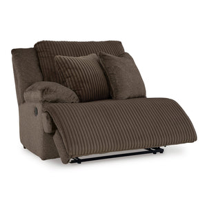 Detail view of Top Tier Chocolate 2 Piece Reclining Sofa