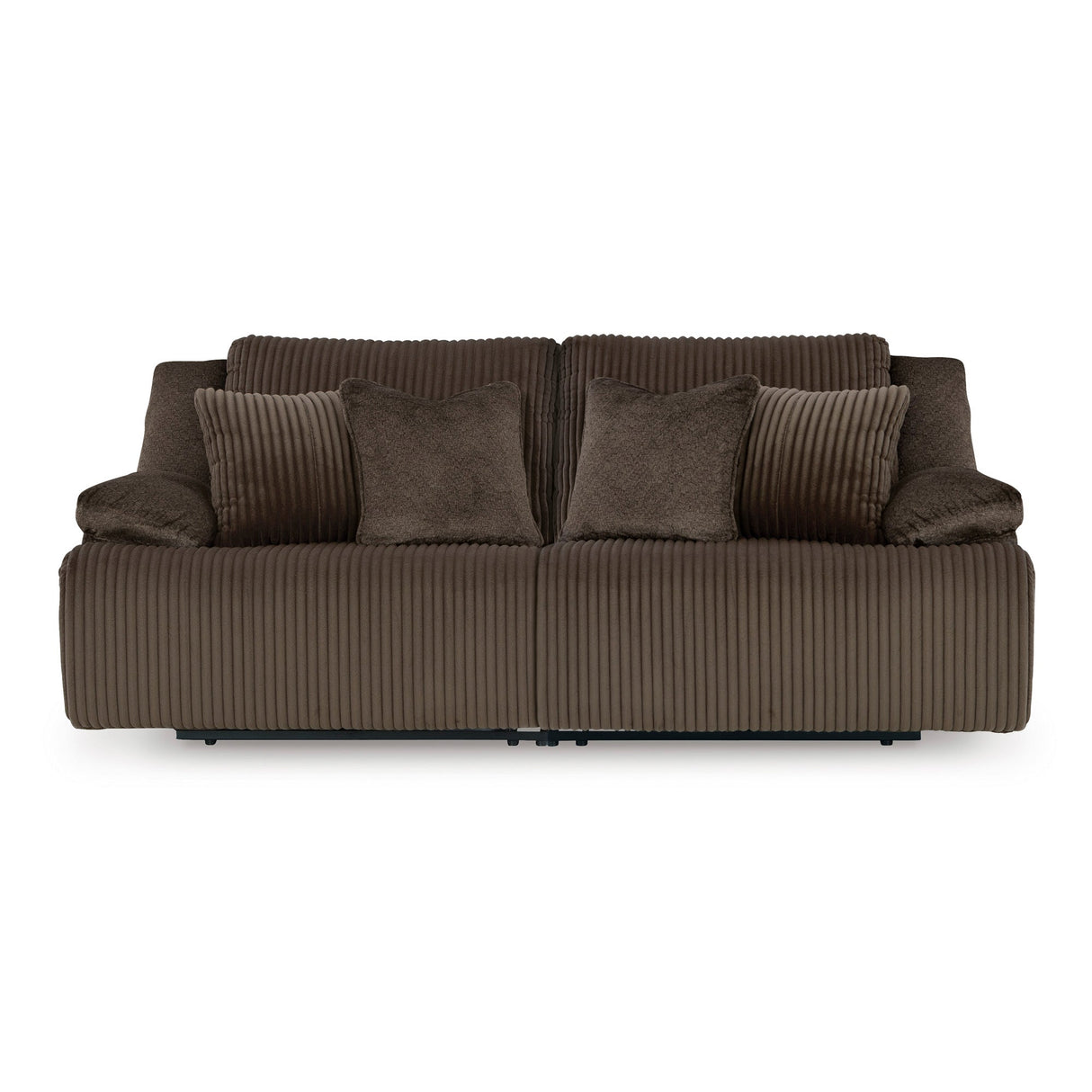 Top Tier Chocolate 2 Piece Reclining Sofa QK1097977