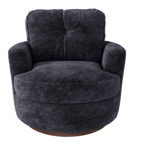 Brodi Charcoal Swivel Accent Chair QK1098210