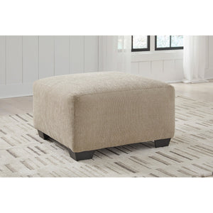 A room setting featuring Brogan Bay Cork Oversized Ottoman