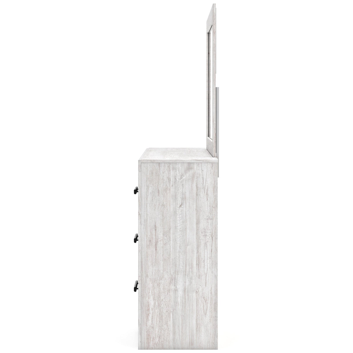 Side view of Cayboni White Mirror