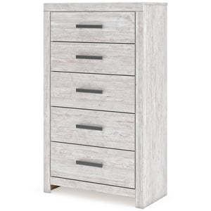 Front right view of Cayboni White Chest