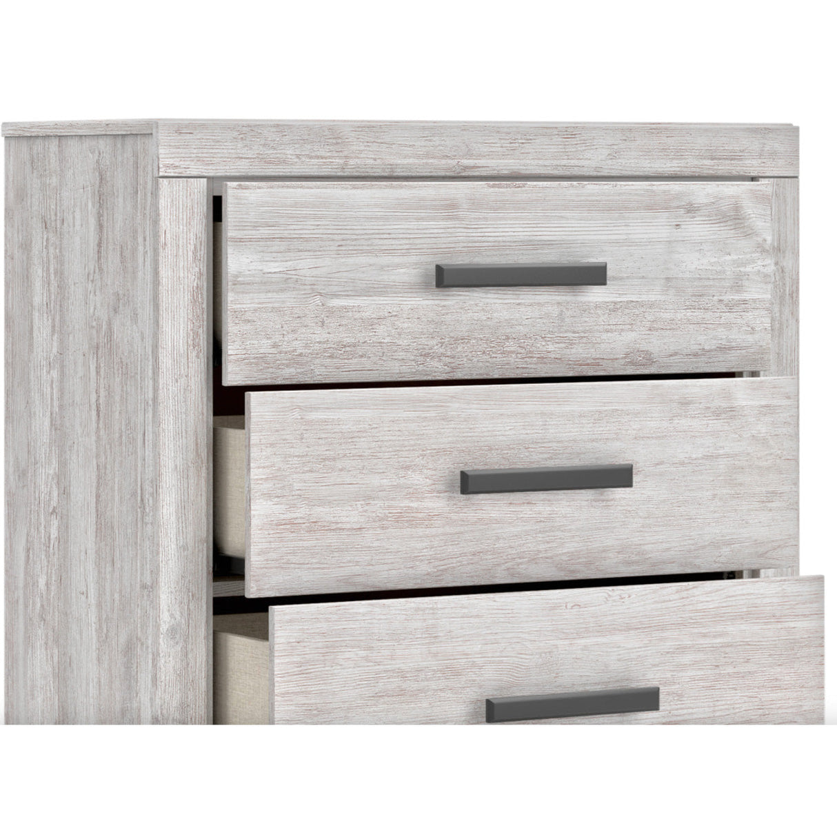 Detail view of Cayboni White Chest