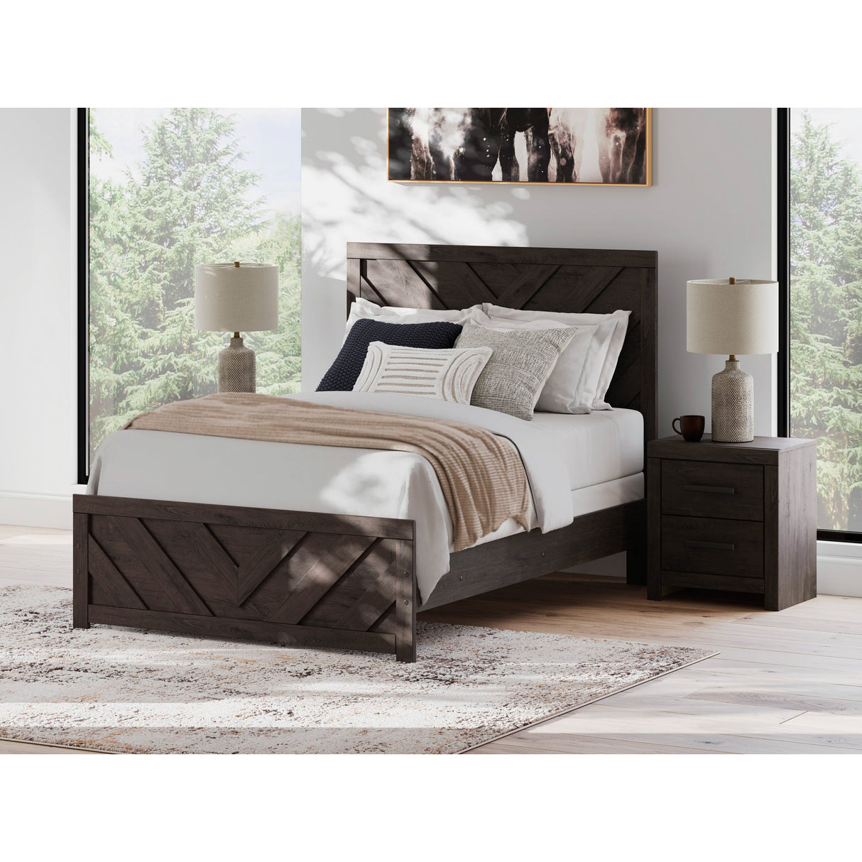 Prendonea Panel Bed