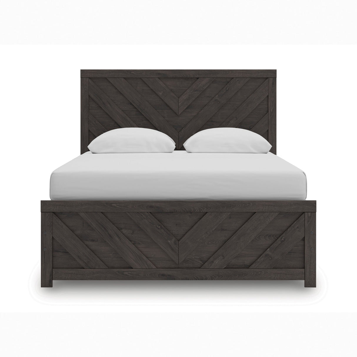 Prendonea Charcoal Queen Panel Bed QK1098718