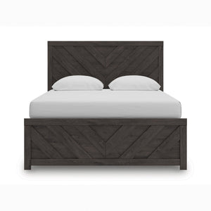 Prendonea Charcoal Queen Panel Bed QK1098718