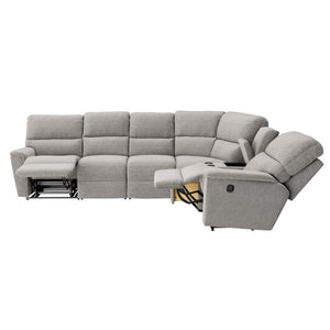 Extended view 2 of Ava Oyster 5 Piece Sectional