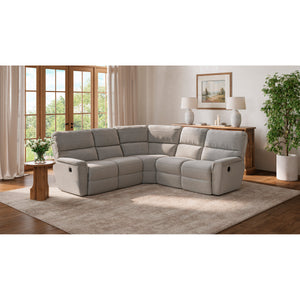 A room setting featuring Ava Oyster 3 Piece Sectional