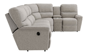 Ava Oyster 5 Piece Sectional with 2 Tri-Power Ends and 1 Tri-Power Armless