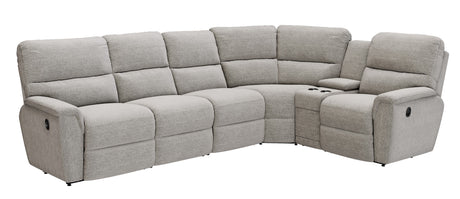 Ava Oyster 5 Piece Sectional with 2 Tri-Power Ends and 1 Tri-Power Armless QK1098747