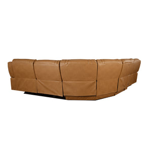 Back view of Bodhi Earth 6 Piece Power Sectional