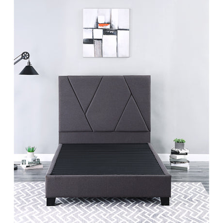 Modern Dark Gray King Bed QK1099337