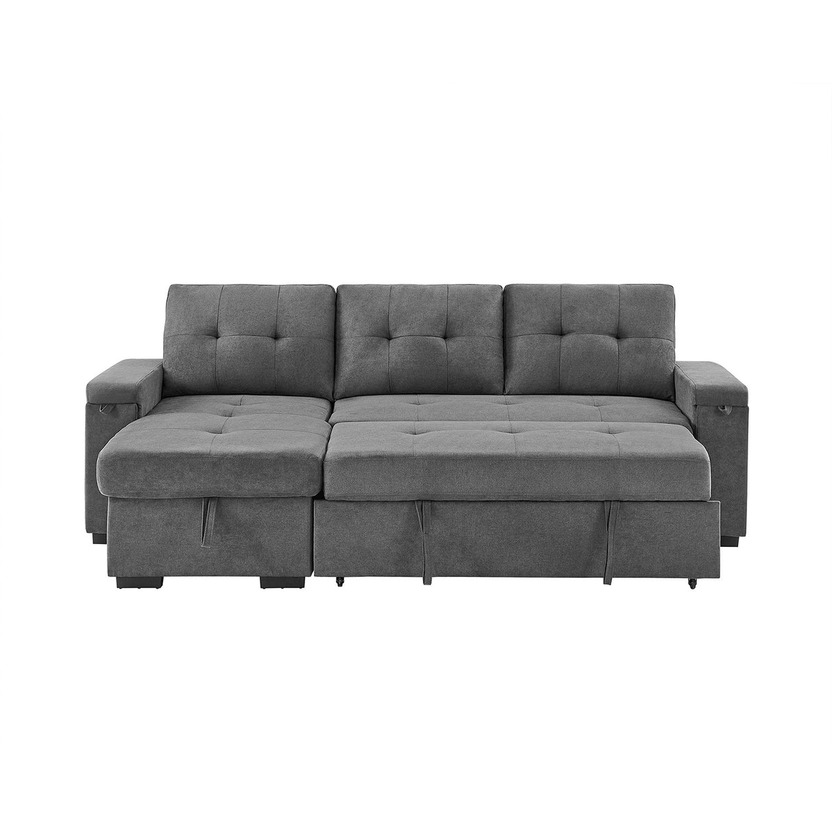 Toby Gray Sleeper Chaise Sofa QK1099339
