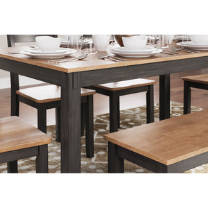 Gesthaven 6 Piece Rectangular Dining Set