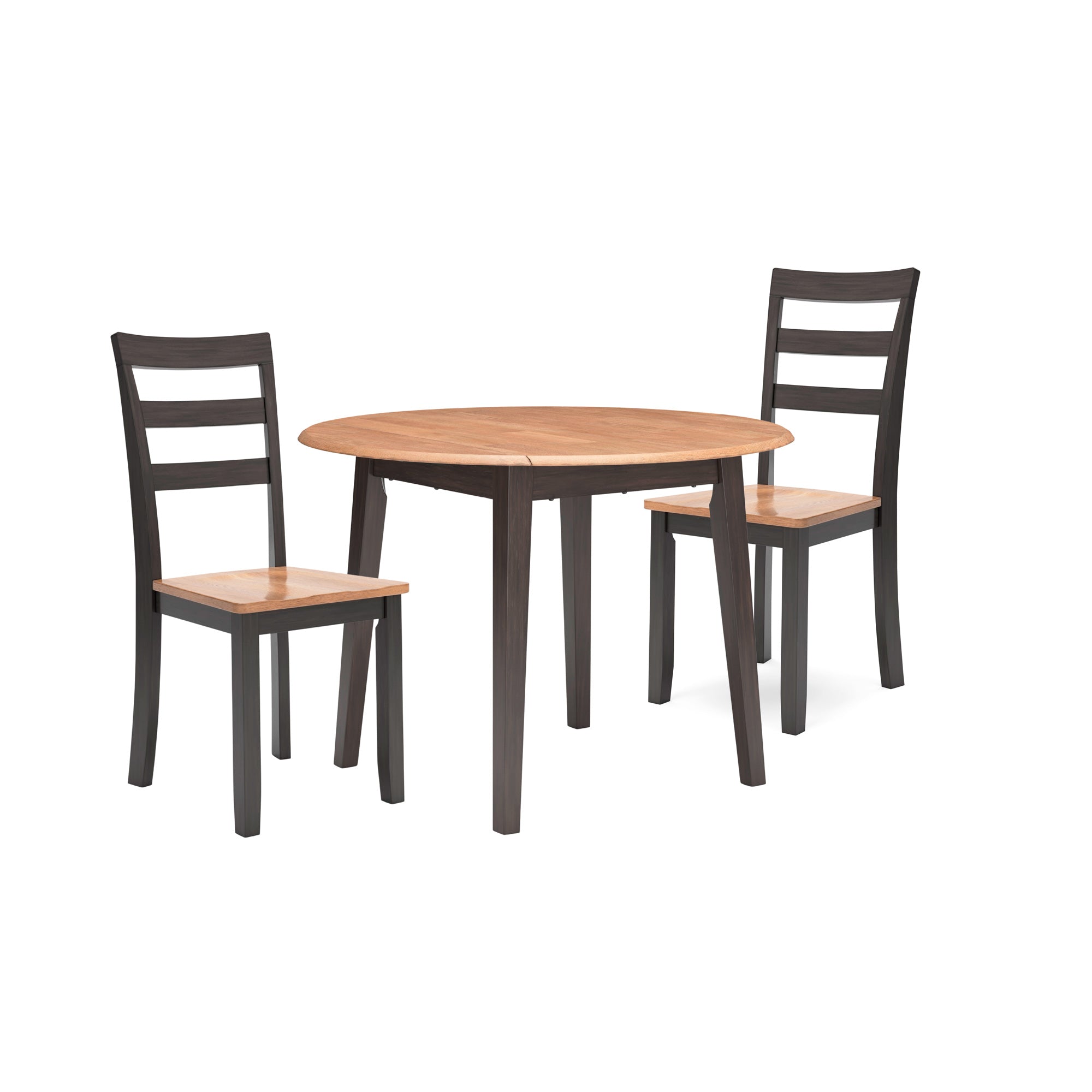 Gesthaven 3 Piece Round Drop Leaf Dining Set