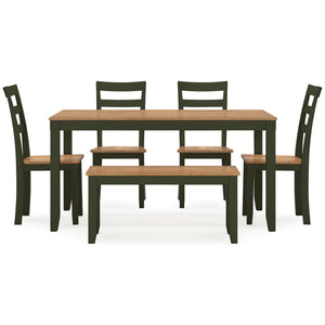 Gesthaven 6 Piece Rectangular Dining Set